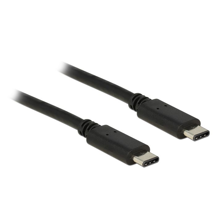 Delock 83672 USB Type-C (USB-C) 2.0 --> USB Type-C (USB-C) 2.0 0,5m kábel (83672)