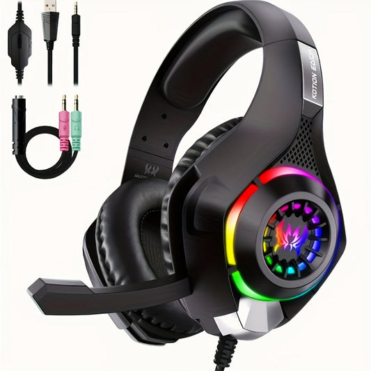 NNETM Gaming Headset PC PS4 PS5 Xbox RGB