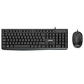 Keyboard and Mouse Nilox NXKME0012 Black-0