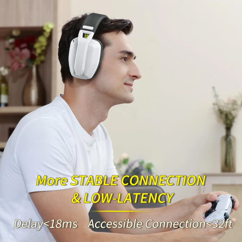 NNEOBA Wireless Gaming Headset with Microphone-3