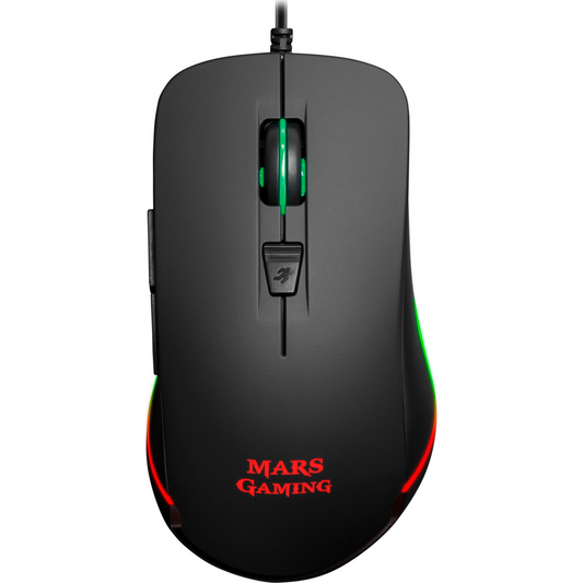 Mars Gaming MM118 Optikai Gaming Egér 9800 DPI USB Fekete (4718009151949)