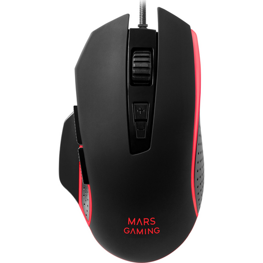 Mars Gaming MM018 Gaming Egér Optikai 4800 DPI Fekete (4718009153608)